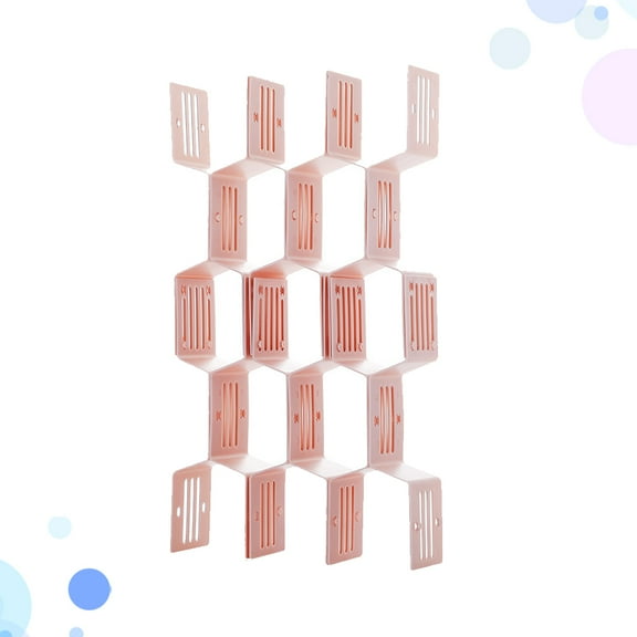 DEMACRIO 12Pcs Pink PE Paper Drawer Organisers for Storage Containers for Organizing