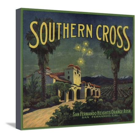 Manufactured Homes For Sale In San Fernando Ca Southern Cross Brand - San Fernando, California - Citrus Crate Label Stretched Canvas Print Wall Art By Lantern Press ()