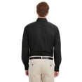 thumbnail image 3 of Harriton Men's Tall Foundation 100% Cotton Long-Sleeve Twill Shirt with Teflon™ - M581T, 3 of 4