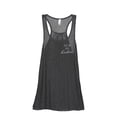 thumbnail image 1 of Kill Em With Kindness Women's Fashion Sleeveless Flowy Racerback Tank Top Charcoal Grey Small, 1 of 5
