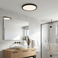 thumbnail image 2 of Outskirts Integrated LED Earth Black Flush Mount Light, 2 of 4