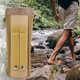 thumbnail image 5 of Bolsa de nailon para botella de agua para deportes al aire libre, bolsa portátil para hervidor, correa ajustable (marrón), 5 of 8