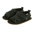thumbnail image 1 of Baby Sandals Summer Baby Girls Solid Color Soft Sole Shoes, 1 of 5