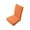 Orange, variant on Thickened Flock Chair Cover, Universal Stretch Dining Seat Protector with Backrest, Non-Slip Design for Home Office, 16x20in