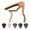 Gold, variant on NFTIGB Zinc Alloy Trigger Guitar Capo with 5 Celluloid Picks for Acoustic Electric Guitars Ukulele, Lightweight Portable Musical Instrument Accessories, Gold (1.62 oz / 46g)
