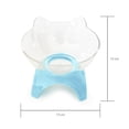 thumbnail image 4 of Comedero Elevado Kitten Transparente Para Gato Azul, 4 of 5