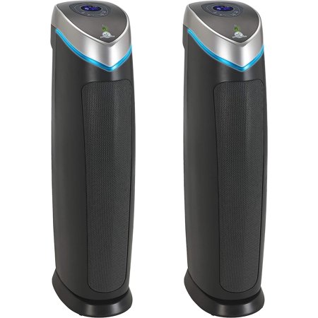 

QUADEND AC5250PT 28” 3-in-1 Large Room Air Purifier Pet Pure HEPA Filter UVC Sanitizer Home Air Cleaner Traps Allergens for Pet Dander Smoke Odors Mold Dust Germs Energy Star Germ Guardian