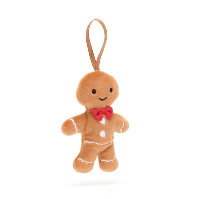 Jellycat Festive Folly Muñeco Adorno de Galleta de Jengibre Fred