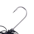 thumbnail image 2 of Spinnerbait artificial de 13 cm con lentejuelas giratorias para lubina (Rosa), 2 of 9