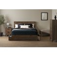 thumbnail image 3 of South Shore Musano Queen 2-Drawer Complete Bed, in Natural Walnut, 3 of 14