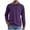 Mens Shirts Purple, variant on S-5X Big & Tall Golf Shirts for Men Plus Size Long Sleeve T-Shirts Casual Pullover Button Collared Solid Color Athletic Workout Tees Tops