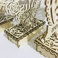 thumbnail image 4 of Bangcool Wedding Night Lamp Wooden Hollow Heart Shape LED Table Light Table Decoration, 4 of 7