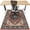 Rust Red-36"x48", variant on 36"x48" Office Chair Mat For Hardwood Under Desk Home Anti-slip Rugs Rolling Chairs Floor Protector Washable Warm Gray