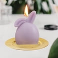 thumbnail image 1 of Velas de conejito de Pascua, velas vintage de primavera con lazo de soja sin humo, velas hechas a mano para decorar tartas de baby shower, decoraciones para bodas, festivales y fiestas., 1 of 6