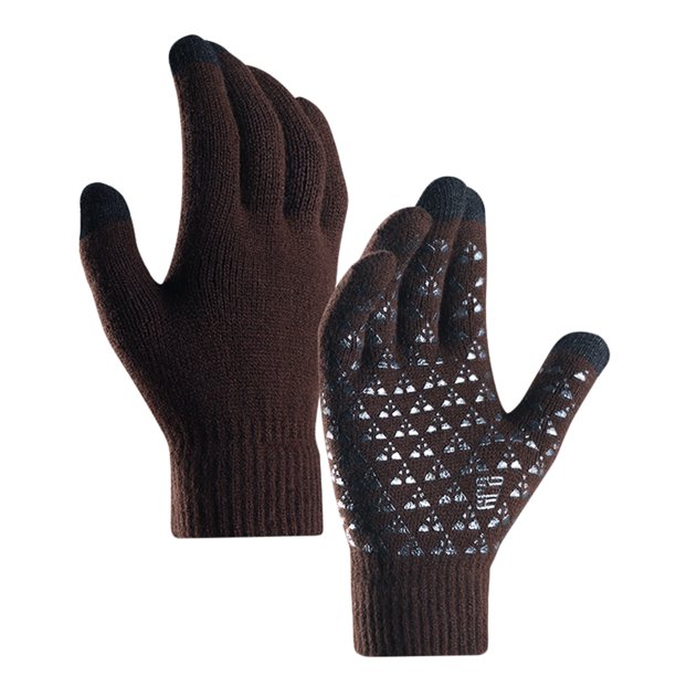 Guantes de Ciclismo para Hombre con la Táctil Protección para Los Dedos - café Sunnimix Ciclismo Guantes de dedo completo