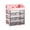 Pink, variant on POYOGA Portable Sturdy PP Desktop Storage Drawer Cabinet for Clutters Workspaces