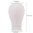thumbnail image 2 of LAFGUR Display Mannequin Head, Manikin Model, Christmas Gift For Home Travel Salon, 2 of 8