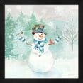 thumbnail image 2 of Great Art Now Let it Snow Blue Snowman by Cynthia Coulter, 2 Piece Framed Art Set Each 13"W x 13"H, 2 of 3