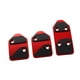 thumbnail image 4 of Juego de 3 cubiertas para pedales de acelerador y freno para coche. Rojo, 4 of 8