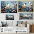 thumbnail image 4 of Designart "Snowdrop Branch Winter Birds" Snowdrops Floater Framed Canvas Prints, 4 of 5