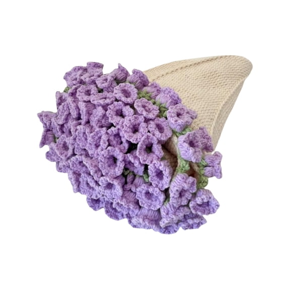 Handmade Knitting Yarn Material Package - - Crochet Blanket, Rose, Lily Of The Valley, Jasmine Bouquet, With Hooks For Beginners, Home, Beginners, Home Decor, Home Decor, Festival Gifts