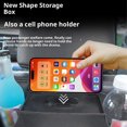thumbnail image 2 of Ruiboury 3 In 1 Car Back Box Multifunctional Organizer Tissue Holder Convenient Invisible Hooks Buckle Installation Vehicle white, 2 of 6