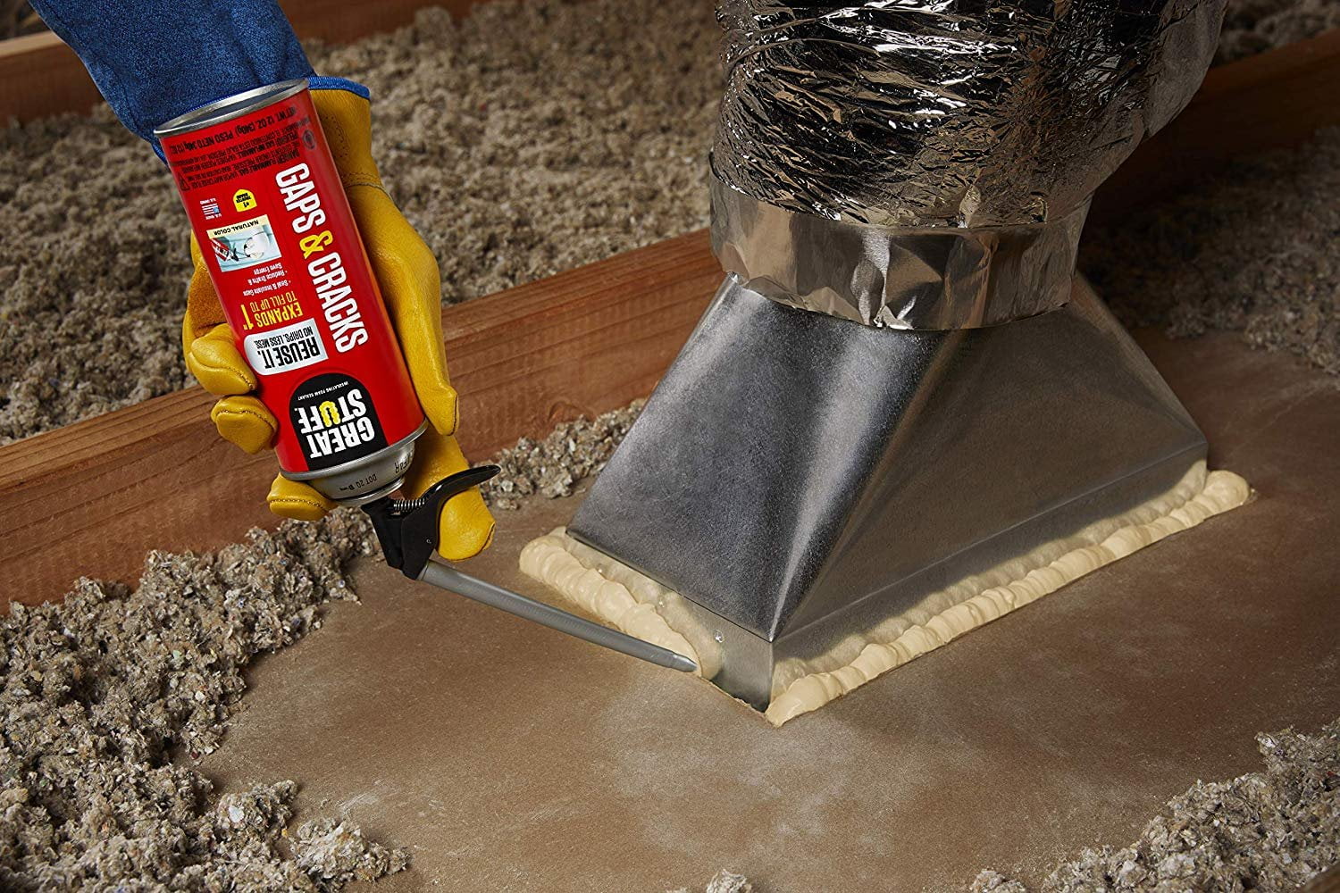 Great Stuff Smart Dispenser Expanding Foam Sealant, Gaps & Cracks, 12 oz