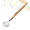thumbnail image 3 of Mobutofu 1 Set Stainless Steel Salad Fork with Timber Handle, Flatware for Home and Daily Use, 3 of 8