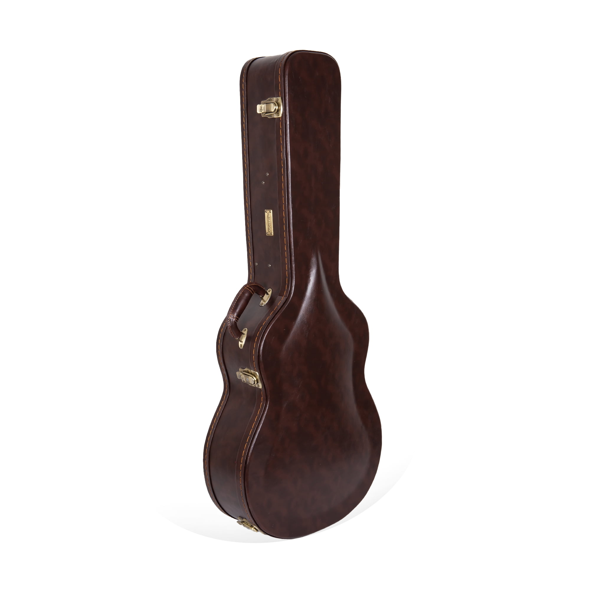 Crossrock 12 Frets OM/000 Guitar Hard Case, Multi-layer Wood Martin Guitar Case