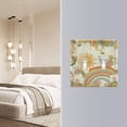 thumbnail image 4 of Yayeee Toggle Light Switch Wall Plate 2-Gang 4.56"x4.48" Decorative Outlet Cover, Beige Clouds, 4 of 7