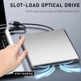 thumbnail image 2 of Unidad de DVD Externa para PC - Grabadora de CD/DVD Super Drive con Ranura USB-C, Unidad Óptica Conectar y Usar, 2 of 5