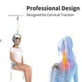 thumbnail image 3 of Htwon Chiropractic Neck Traction Stretcher Head Brace Pain Relief Device Home OverDoor, 3 of 13
