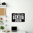 thumbnail image 3 of Retro High School First Day Sign for 2026 - Indoor Hanging for Dorm Room and Home, 3 of 4