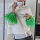 thumbnail image 4 of Blusa de manga larga con cuello vuelto y botones para mujer, de estilo informal y holgado, ideal para ocasiones informales o para la playa, 4 of 8