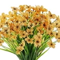 thumbnail image 2 of Flores Artificiales Ramo Falso Decoración Del Hogar Plantas De Simulación De Plástico Flores Para Patio Trasero Jardín Balcón 2 Uds seitruly HA044091-02, 2 of 6
