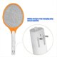 thumbnail image 2 of Cordless and rechargeable electric mosquito swatter, orange, 2 of 3