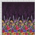 thumbnail image 2 of oneOone Cotton Flex Fabric Chevron|Leaves & Floral Panel Fabric Prints By Yard 40 Inch Wide, 2 of 3