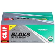 Clif® Athlete Series Bloks? Spearmint Energy Chews 18-2.12 oz. oz. Box