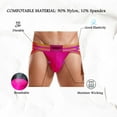 thumbnail image 5 of JOCKMAIL 5PCS/Pack Men Jockstrap Underwear Athletic Supporter  Low Rise Jockstrap Men Briefs Jockstrap Sport Underwear, 5 of 9