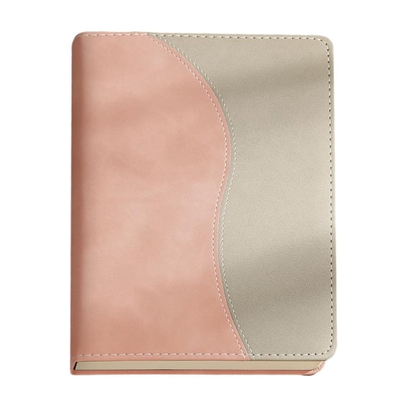 Avdolw Gradient Softcover Plush Lined Notebook, portable writing diary book business office student daily note recording practical gift,Multicolor E