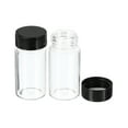 thumbnail image 1 of Uxcell Botella de Almacenamiento de Vidrio de Reactivo de 20 mL Redonda con Tapa de Plástico enroscable para Laboratorio y Hogar, Paquete de 10, 1 of 5