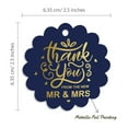 thumbnail image 6 of Inkdotpot Thank You From The New Wedding Bottle Tag Real Gold Foil Favor Hang Tags Pack Of 50, 6 of 6