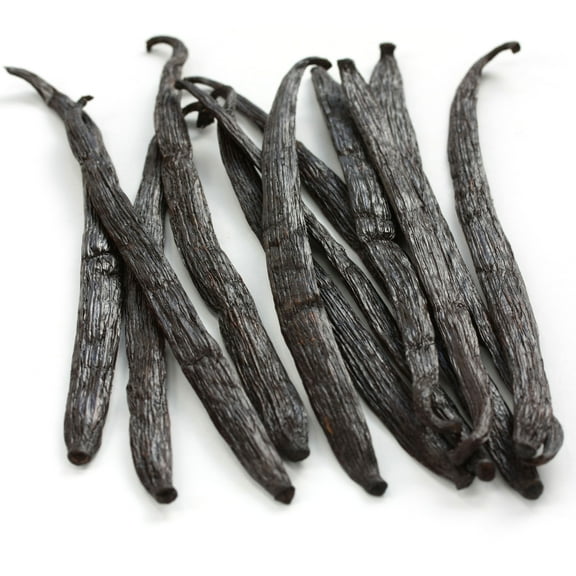 Pompona Vanilla Beans Whole Grade A Vanilla Pods for Homemade Vanilla Extract, Baking, Ice Cream, Flavoring, & Vanilla Powder (10 Pack)