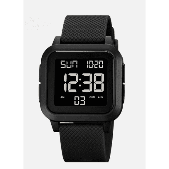 Men Waterproof Digital Sports Watch – Military Tactical LED Backlight Wristwatch for Outdoor & Everyday Wear