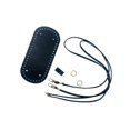 thumbnail image 2 of Kit de tejido de bolso de cuero sintético para hacer uno mismo: parte inferior para bolso de mano, bolsos tejidos negro, 2 of 9