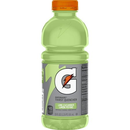 Gatorade Thirst Quencher, Lime Cucumber, 20 oz Bottle