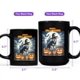 thumbnail image 4 of Happy Halloween Siberian Husky Witch Pumpkins Bats Mug Husky Dog Lover Gifts Coffee Tea Cup - 13012, 4 of 4