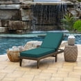 thumbnail image 2 of Arden Selections Modern Outdoor Chaise Cushion 21 x 46, Teal, 2 of 8