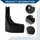 thumbnail image 5 of Guardias de barro Unique Bargains con accesorios de montaje para Mercedes-Benz GLC (Coupe) sin pedal 2017-2019, guardias de barro delanteras y traseras, 1 juego, 5 of 6