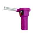 thumbnail image 2 of Ventilador de barbacoa soplador de aire fuelle de fuego de barbacoa 1,5 V violeta fácil de usar ventilador de barbacoa duradero accesorios de soplador mayimx Soplador de aire para barbacoa, 2 of 9